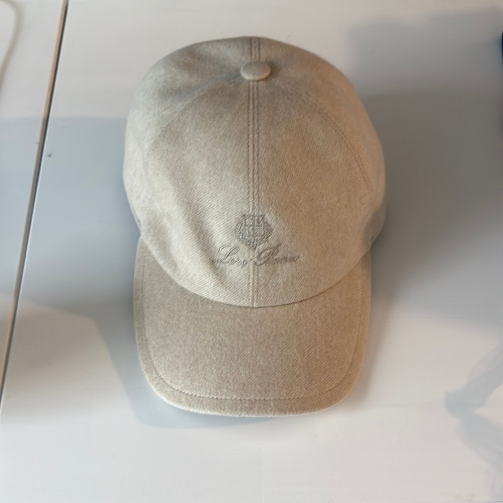 Loro Piana Beige Baseball Cap